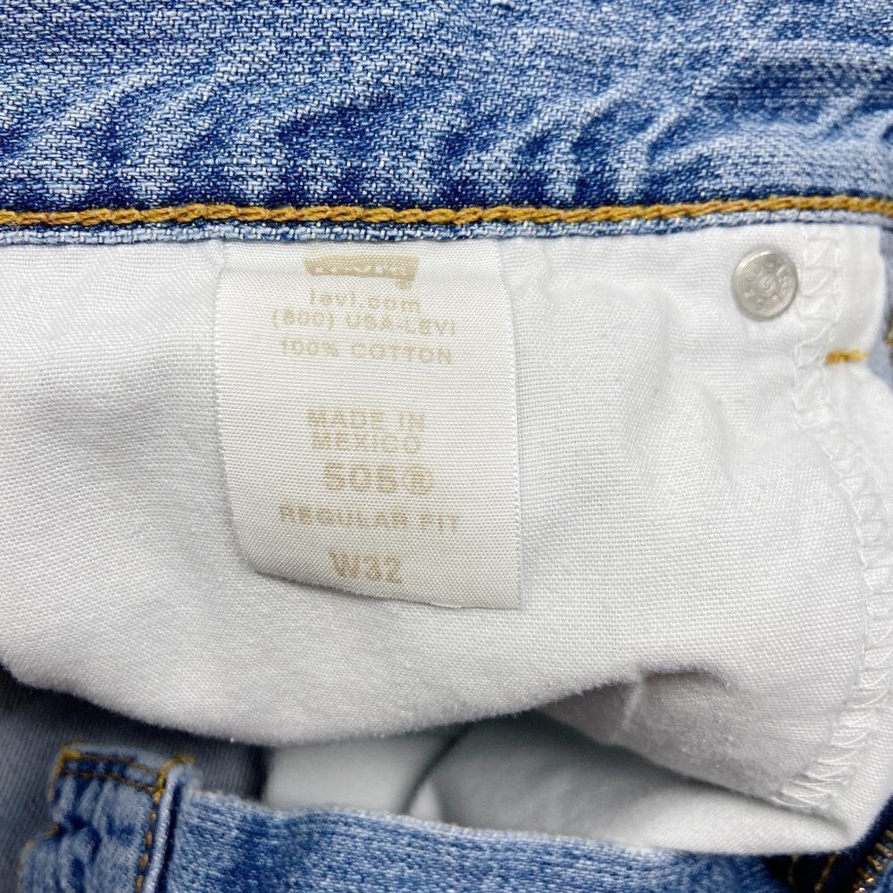 LEVI'S | Distressed Denim Cut-Off Shorts - Picture 8 of 9